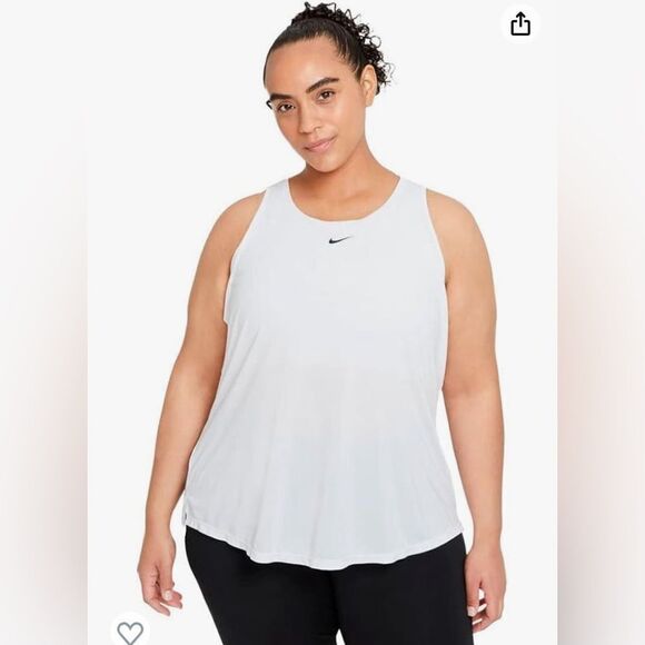 Nike Women's Dri-FIT One Standard Fit Tank Top NWT Large - Picture 1 of 4